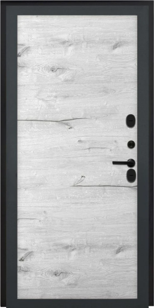 Входная дверь ДвериПРО L-3b Без фрезеровки Дуб арктик горизонт DPRO200468 внутренняя сторона