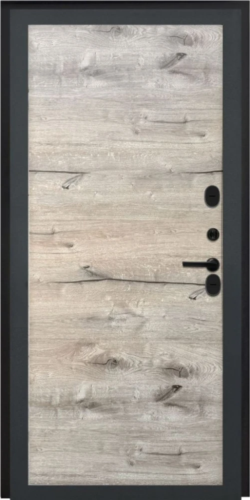 Входная дверь ДвериПРО L Термо Без фрезеровки Дуб пацифик горизонт DPRO204718 внутренняя сторона