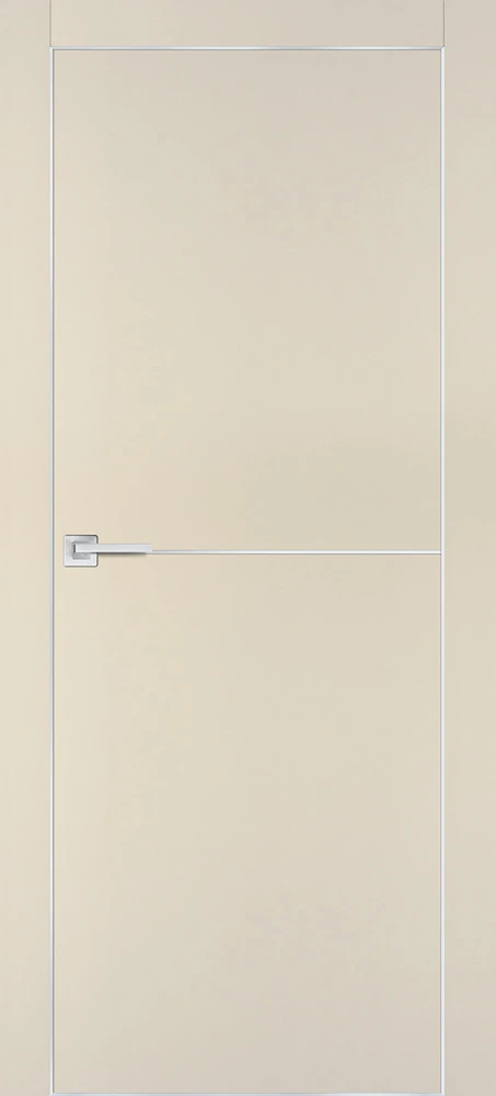 Фото Межкомнатная дверь PX-19 AL кромка с 4-х ст. Бежевый матовый