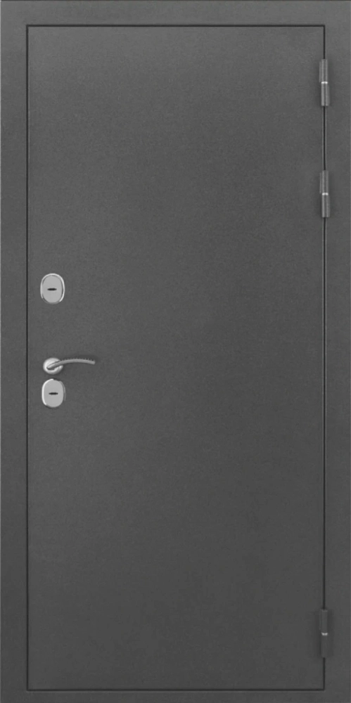 Входная дверь ДвериПРО L-Термо серебро ФЛ-700 (10мм, ясень белый) DPRO198014 внешняя сторона