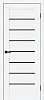 Межкомнатная дверь Браво-22 Black Shine White Silkwood BR5924